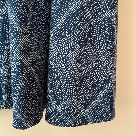 H&M Navy Patterned Dress Size S - Picture 3 of 6